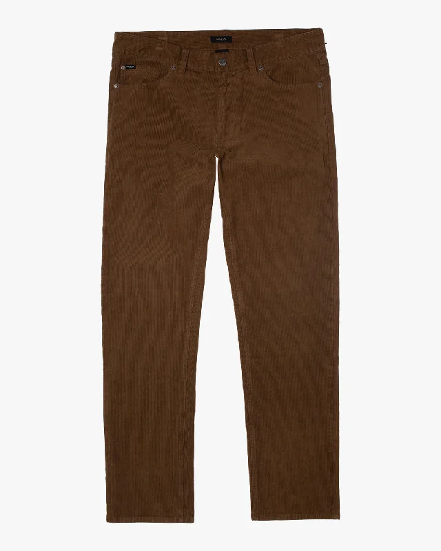 Bargain Alert Daggers Pigment Slim Fit Corduroy Pants - Bombay Brown