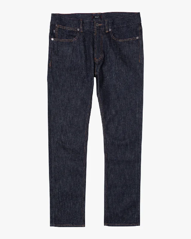 Today’s Deal Daggers Slim Fit Denim Jeans - Dark Indigo