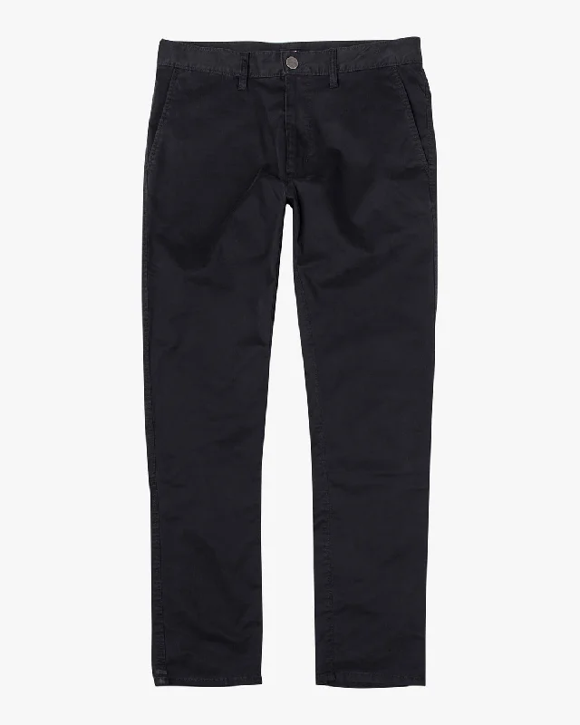 Discount Mania Dagger Slim Fit Chino Pants - RVCA Black