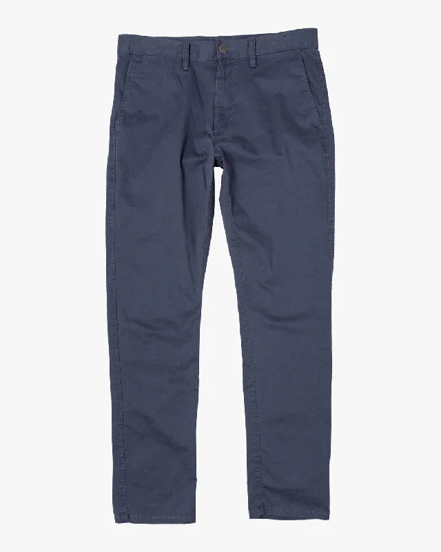 Massive Savings Dagger Slim Fit Chino Pants - Moody Blue